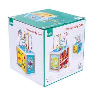 Lelin Toys - Activity Cube - Farm